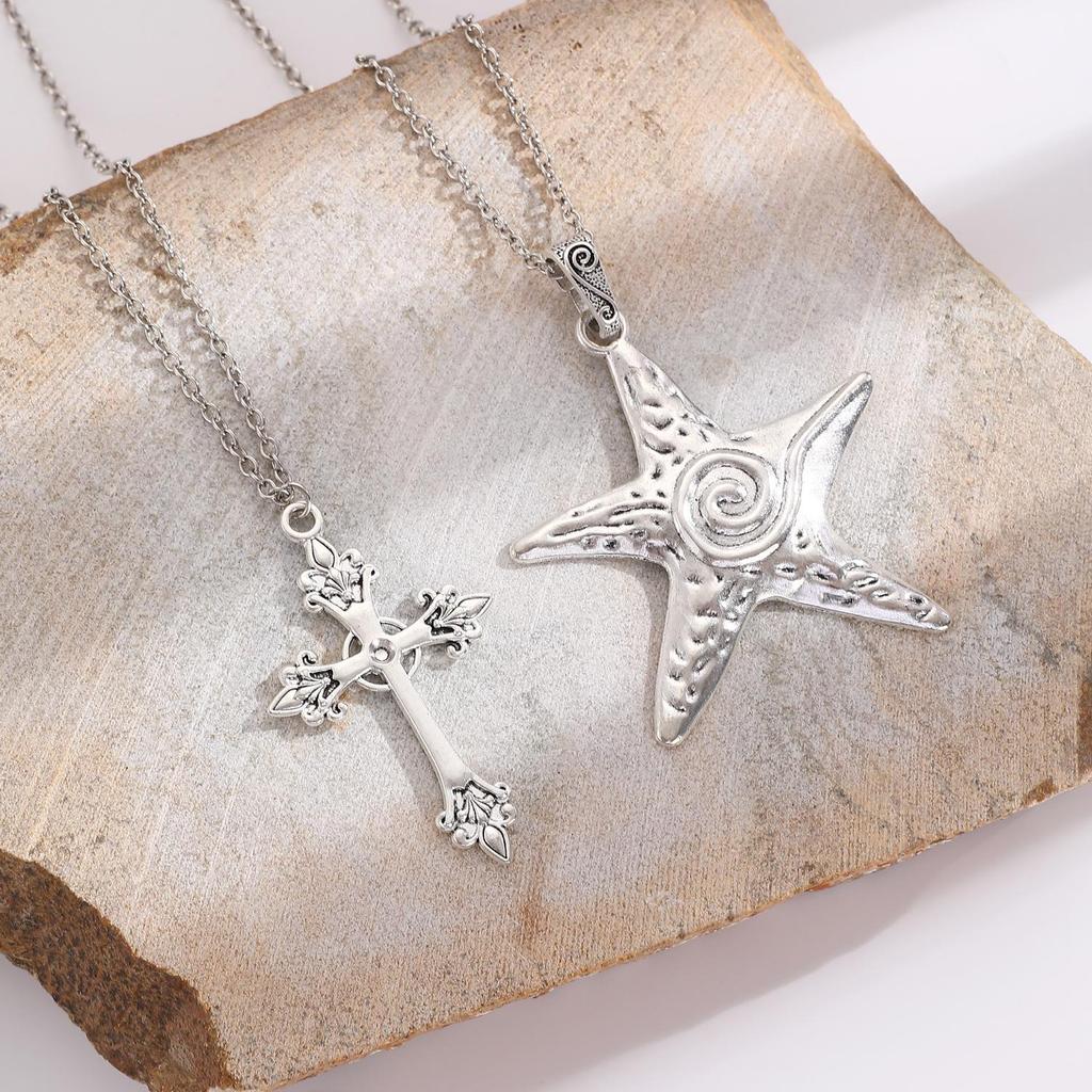 Trendy Dark Gothic Y2K Multi-layer Tassel and Pearl Necklace