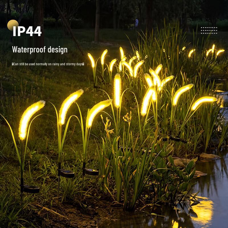 Empfike Solar LED Garden Grass Lamp