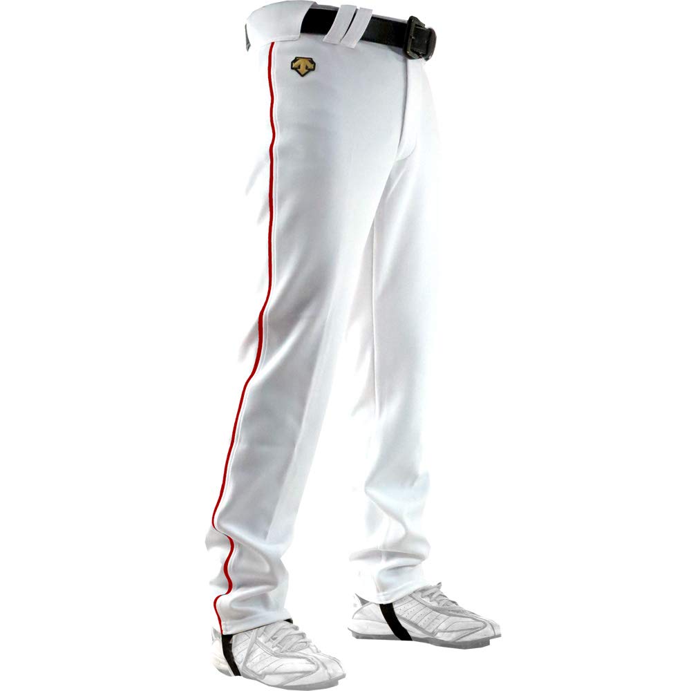 

DESCENTE Unifit Pants Plus Straight Pants with Line, Size S, White, db-1013lp-swht-lin