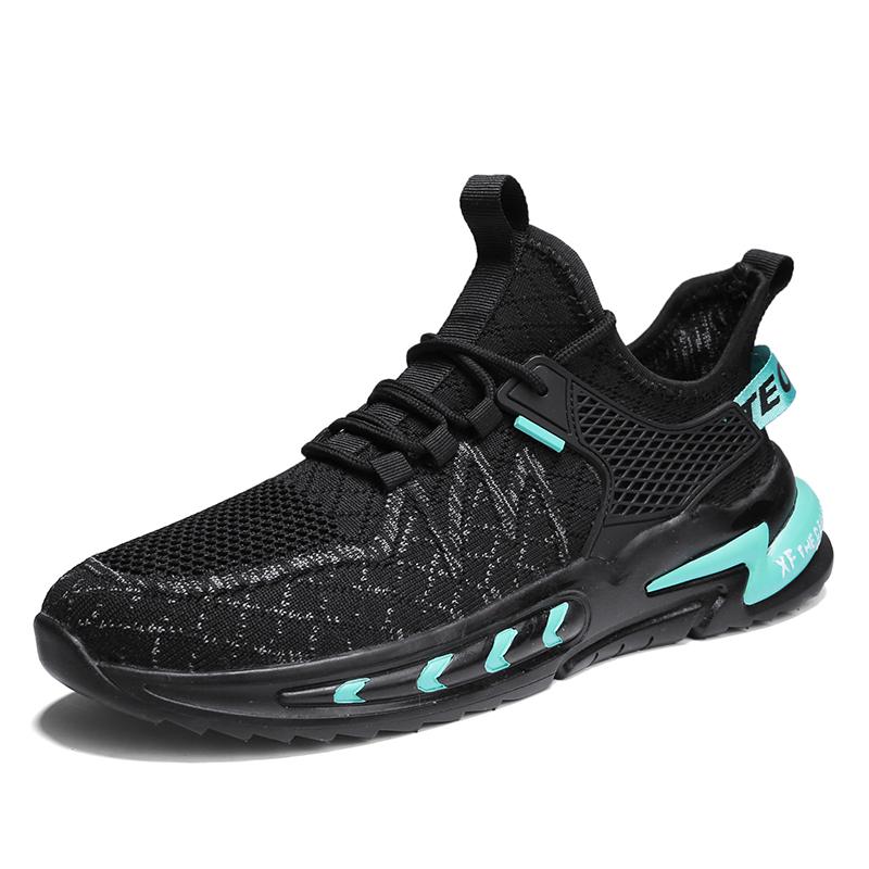 Men'S Sneakers Casual Mesh Shoes Men Comfortable Running Sneakers Lace-Up Sports Fitness Shoes Walking Shoes Lightweight Sneaker