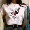 Mafalda Tshirt Women Japanese T Shirt Female Comic Clothing Y2k Top Women Clothing Kawaii Clothes