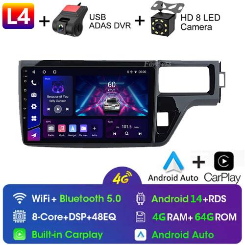 For Honda Stepwgn 5 2015 - 2021Right Hand Driver Car Radio Stereo Multimedia Player 5G GPS Navigation High-performance CPU 2din