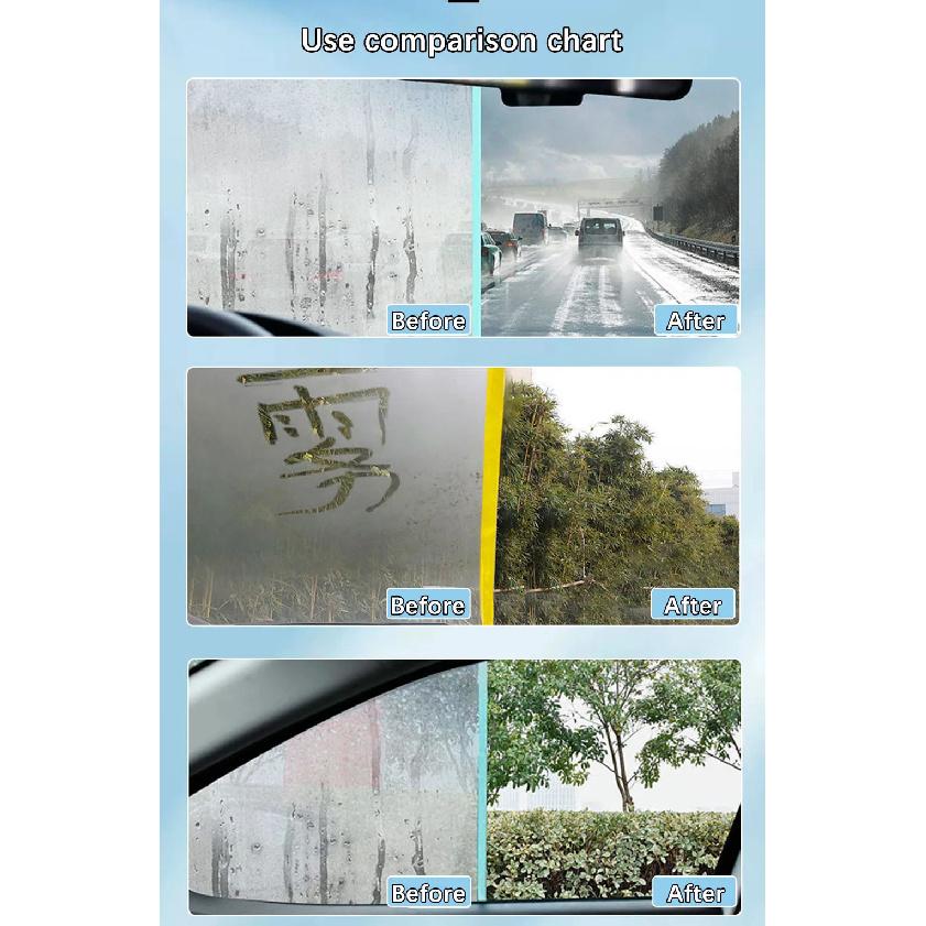 AIVC Car Glass Anti Fog Spray Rearview Mirror Antifogging Long-term De-fogging Lnterior Windshield Antifogging Coating Car Care