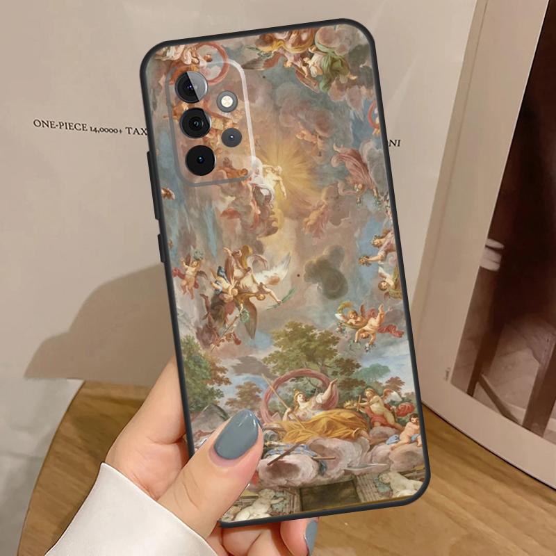 Renaissance Angels Case For Samsung Galaxy A55 A35 A15 A14 A34 A54 A53 A33 A23 A13 A12 A32 A52 A51 A71 Cover