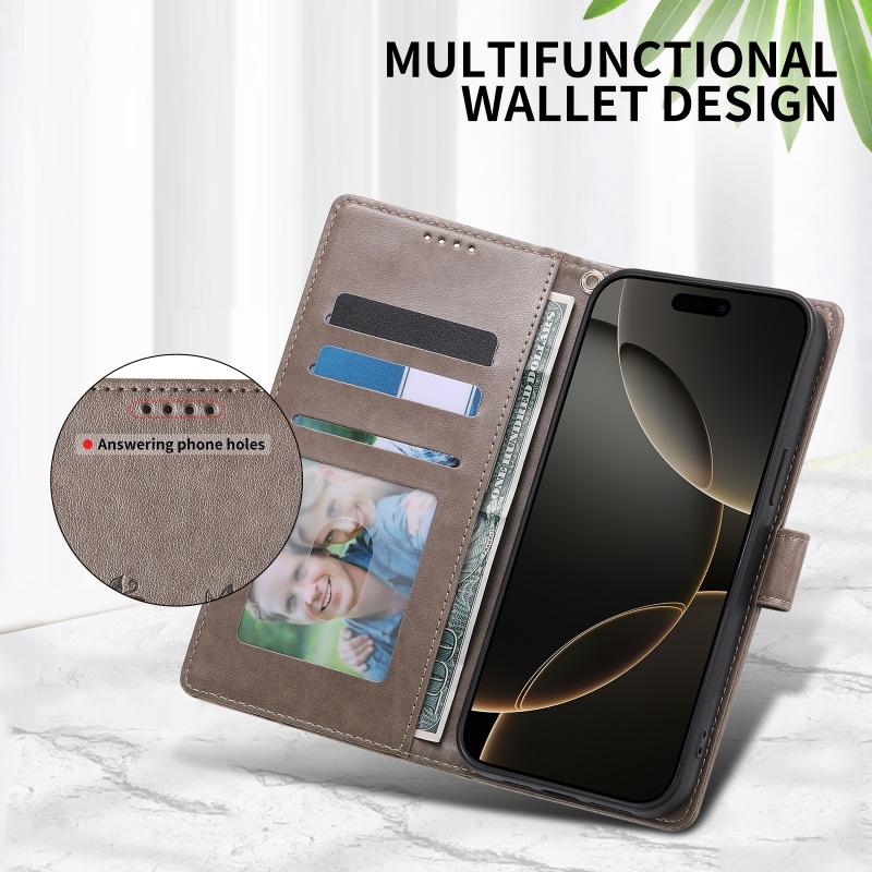 Leather Wallet Card Phone Case For Samsung Galaxy A17 A56 A36 A26 A16 A55 A35 A25 A15 A54 A34 A14 A53 A33 A23 A13 A52S A32 Cover