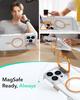 Original For Magsafe Invisible Lens Stand Holder Phone Case For iPhone 14 15 16 17 Pro Max Plus 16E 13 12 11 Clear Acrylic Cover