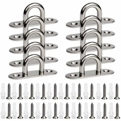 

Samcos Рым-болт Прямоугольная проушина, 45мм x 15мм, Петля из нержавеющей стали, Нержавеющая сталь 304, Устойчивый к коррозии, Крепежный, Высокопрочный, Толщина 5мм