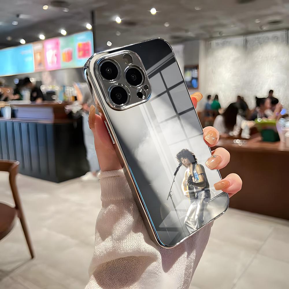 Conan Gray Wishbone Phone Case For IPhone 17 Pro Max 15 Pro 16 14 Plus 12 13 Mini 11 Pro Shockproof Electroplated Glass Cover
