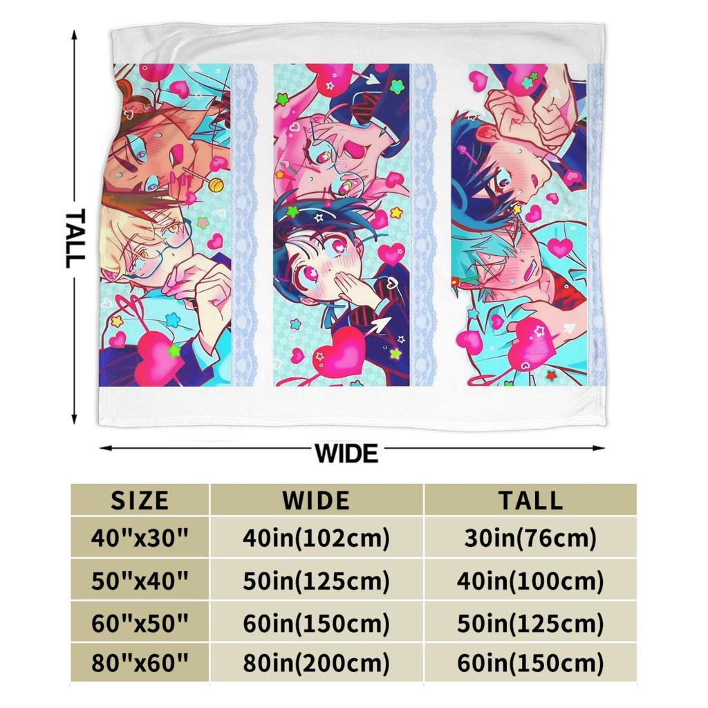 Aliens Music Cartoon Stages Fleece Throw Blankets Mizi Sua Till Luka for Bed Knitted Blanket Office Super Soft Breathable