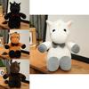 Adorable Cartoon Style Five-flower Horse Plush Toy Soft Stuffed Animal Pillow For Kids