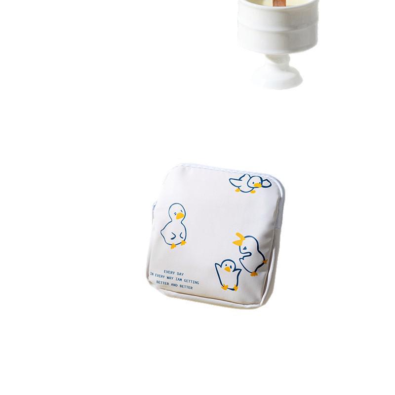 Large Cute Handbag for Student Sanitary Napkin Storage - Portable Menstrual Carry-on