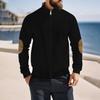 Men's Solid Color Corduroy Zipper Jacket Men's Sports Large Size Casual Jacket