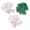Snowflake Christmas Buttons Wood DIY Craft Embellishments for Holiday Card Making and Clothes Decoration