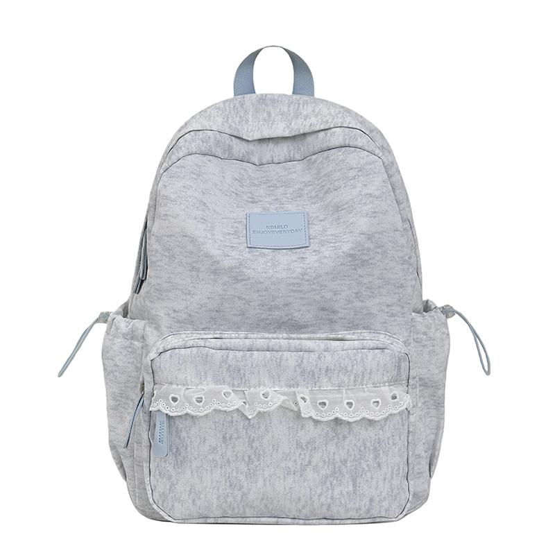 Women s Lace Backpack Large Capacity Student Schoolbag Small