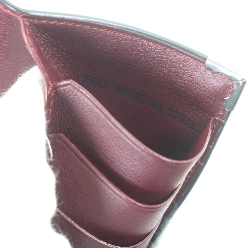 Excellent Cartier Purse black leather mens L3000583 Used