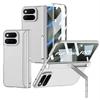 Applicable To Google Pixel11ProFold Mobile Phone Case Hinged All-inclusive Plain Leather Personalized Protective Case