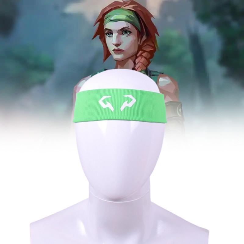 Logo Valorant Skye Headband Unisex Sports Hair Accessory For Esports And Fans Cosplay