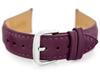 Leather Watch Strap W94 - Purple - 12Mm