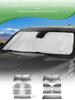 Car Windshield Sunshade Window Shade Foldable Sun Visor Cover Fit for Dodge RAM 2010-2017 2018 Up  Car Interior Accessories
