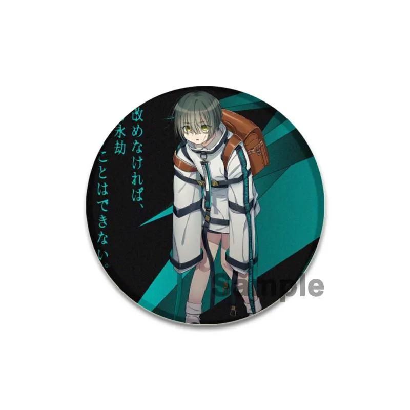 32/44/58 mm Milgram Brosje Haruka Yuno Cosplay Merker Emaljepinner for ryggsekk Klær Mote Smykker Tilbehør Gave