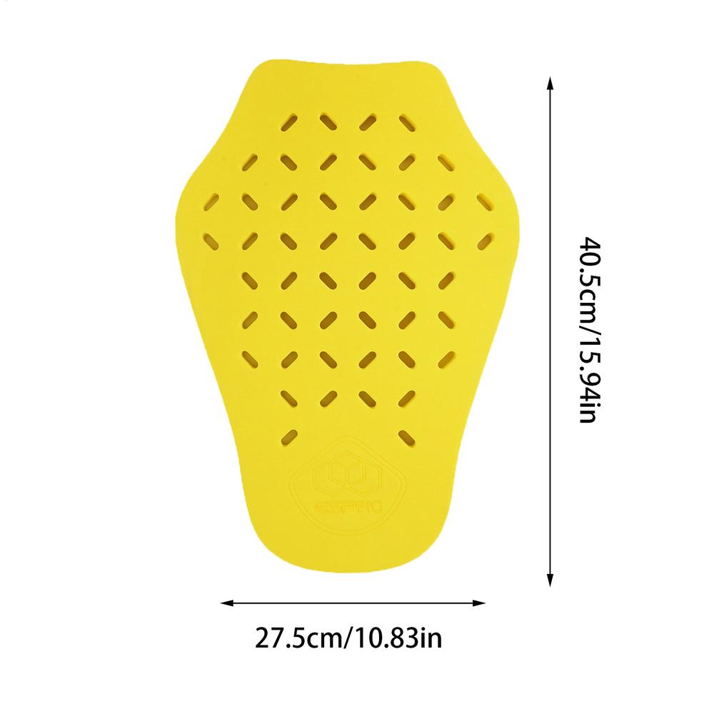 

Motorcycle Back Protector Universal Motorcycle Jacket Soft Portable Lightweight Protective Gear Rider Motorcycle Accessories жёлтый