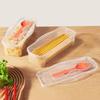 1300ML Microwaveable Noodle Box with Fork, Spoon, Lid & Drainer