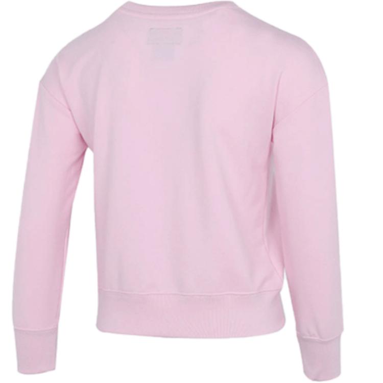 Jordan Logo Print Crewneck Sweatshirt Kids sweatshirt Pink JD2132052GS-002