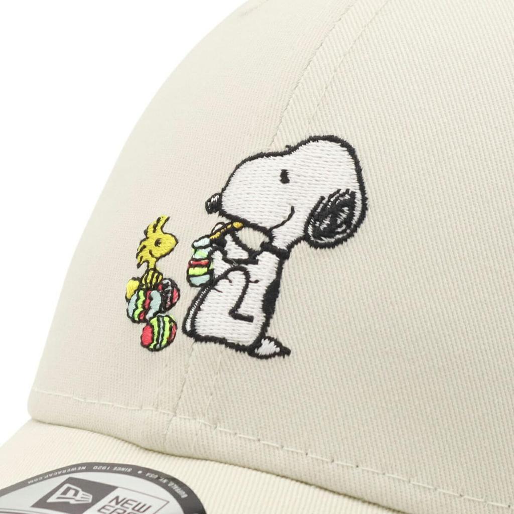 New Era 9FORTY Cap Peanuts Snoopy Collaboration Easter Ivory Free Size 940CS ESTR PEANUTS IVO