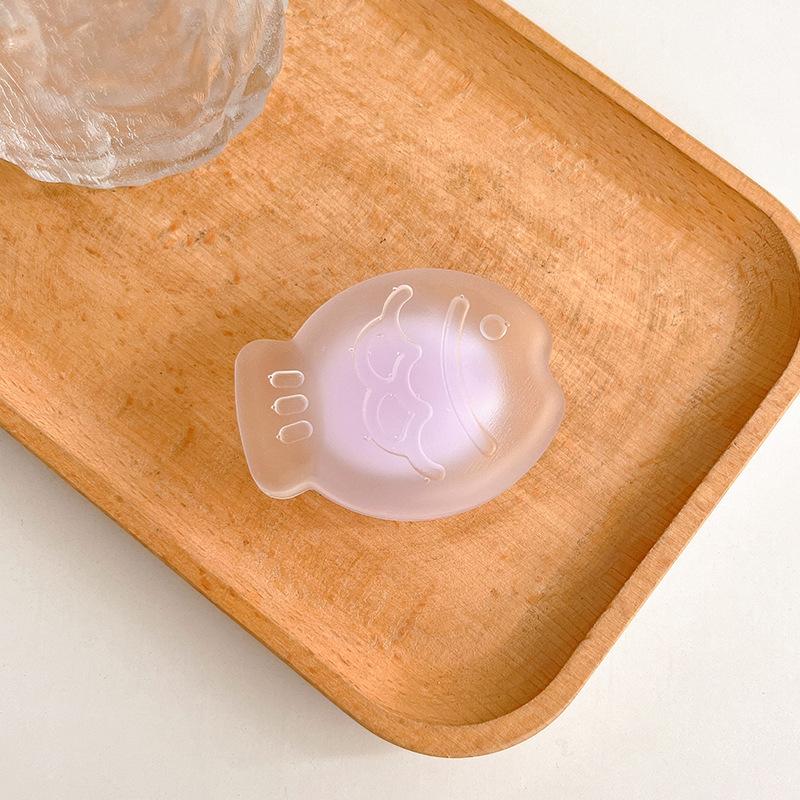 Transparent Matte Sandwich Color Snapper Burnt Mobile Phone Airbag Bracket Pasted Retractable Niche Creative Watch Drama