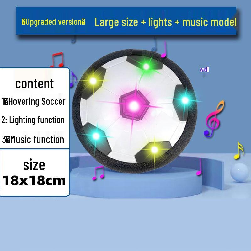 Kids' Hovering Soccer Ball with Lights and Music - Indoor Parent-Child Interactive Toy