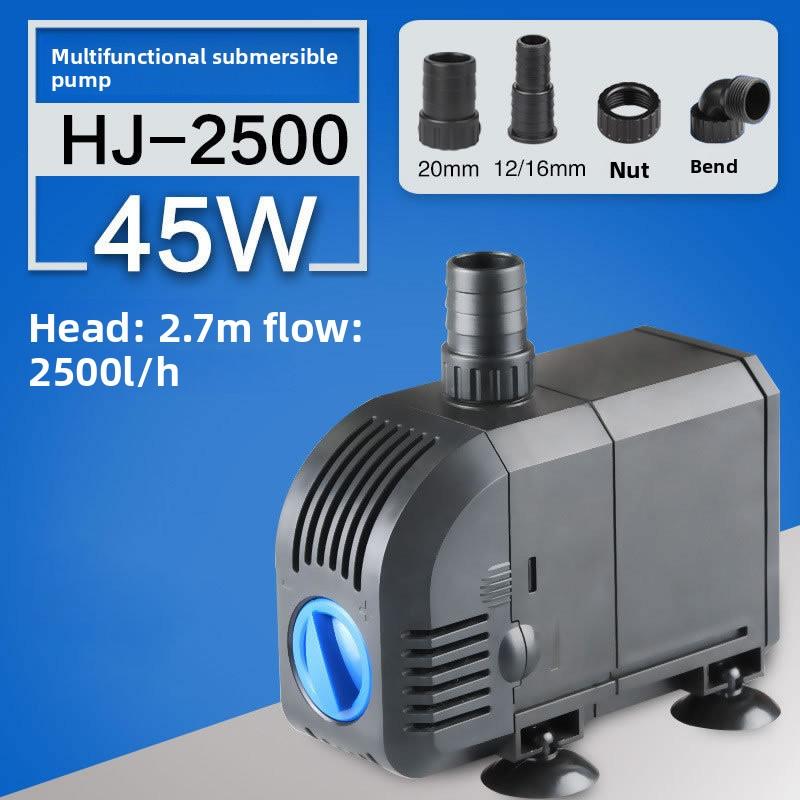 Ultra-Quiet HJ Series 500—3000L/H Submersible Water Fountain Pump Filter Fish Pond Aquarium Water Pump Tank Fountain