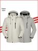 Anti-Static Autumn & Winter Cultural Windbreaker: Solid Color 3-in-1 Mountaineering Jacket with Custom Embroidery for Team Uniforms.