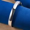 Luxurious 925 Sterling Silver 10MM Simple Shiny Bracelet for Women Party Wedding Jewelry Accessories
