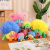 Funny Snot Bear Sausage Mouth Doll Keychain Bag Pendant Plush Toy Ugly Cute Doll For Girls Gift