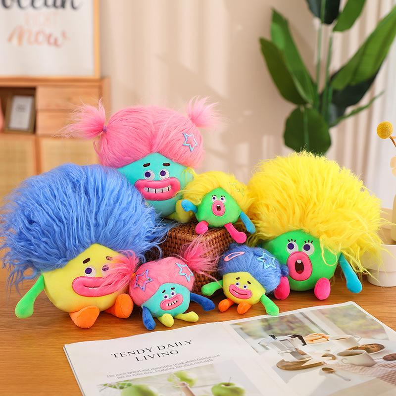 Funny Snot Bear Sausage Mouth Doll Keychain Bag Pendant Plush Toy Ugly Cute Doll For Girls Gift