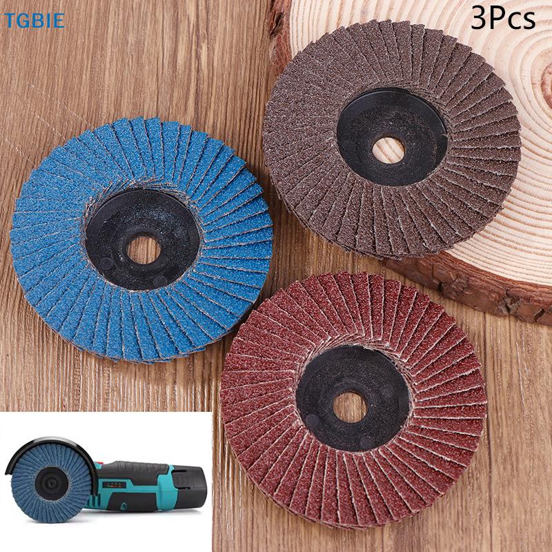 [TL][TL]3pcs 75mm Flat Flap Discs 3 " Grinding Wheels Mini Angle Grinder Accessories Sanding Discs For Metal Wood Polishing