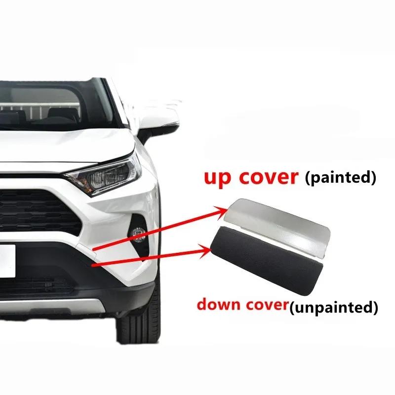1 Stück Auto Frontstoßstange Anhängerzugkappe Abdeckung Zierleiste Abschlepphakenabdeckung Hoch oder Runter Für Toyota RAV4 2020 2021 2022 2024