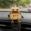 Wood Essential Oil Fragrance Expander Hand Made Car Mounted Perfume Robot Fragrance Bottle  Car