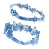1 Pair of Fashion Garter For Brides Beautiful Wedding Lace Decorative Garters for Woman(Sky-Blue)