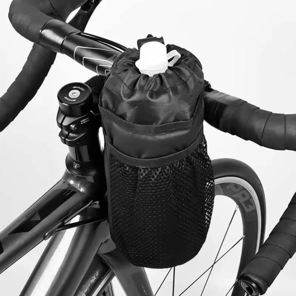 

Insulated Bicycle Bag Large Capacity Handlebar Stem Kettle Pack Bike Bottle Holder MTB Bike 18x10x7cm-Style 4