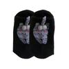 Cute Cat Socks with Balls for Women Novelty Animal Crew Socks Funny 3D Fuzzy Balls Cotton Sock for Cat Lovers