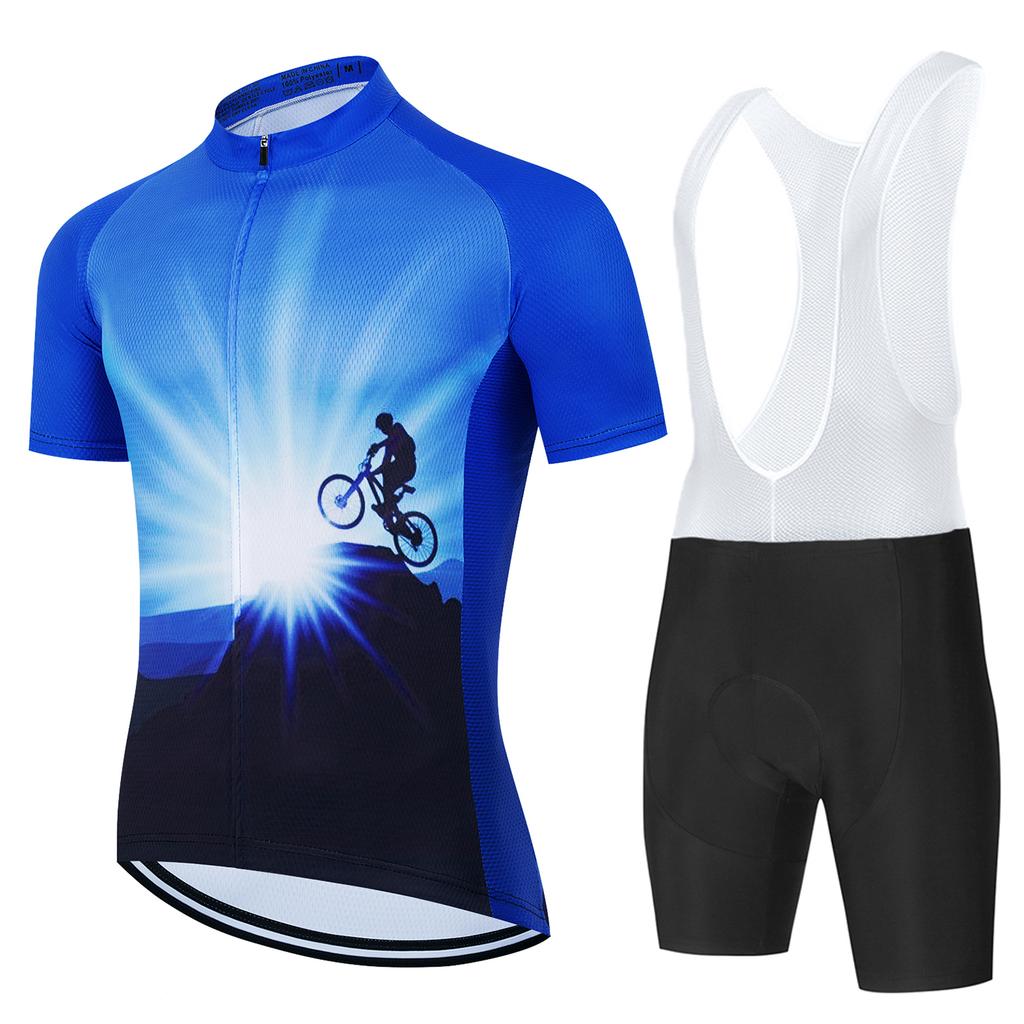 2026 Jersey Cycling Men's Clothing Set Sports Bicycles Racing Bike Jersey Sets Man Cycling Clothes for Men Mtb Long Padding Bycicle