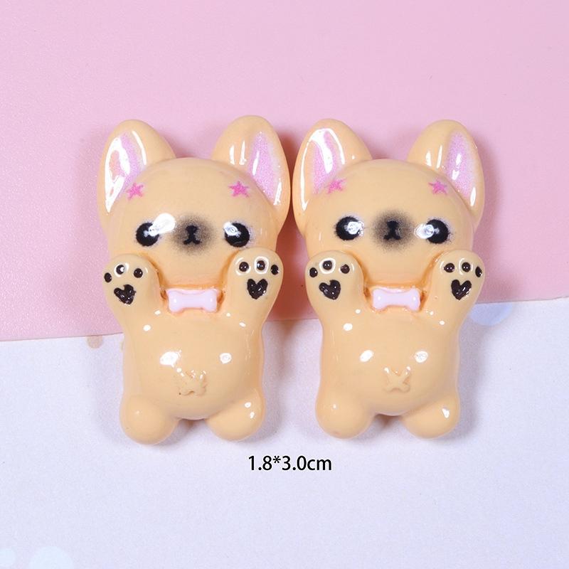 10 Buc. Rășină Nouă Drăguță 18*30mm Mini Cățeluș Spate Plat Piese Manichiură Embellishments Pentru Accesorii Arcuri Păr