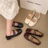 Jaro/Léto Elegantní Retro Mary Jane Ležérní Ploché Boty Nová Móda Měkké Pohodlné Baleríny Dámské Chaussure Femme