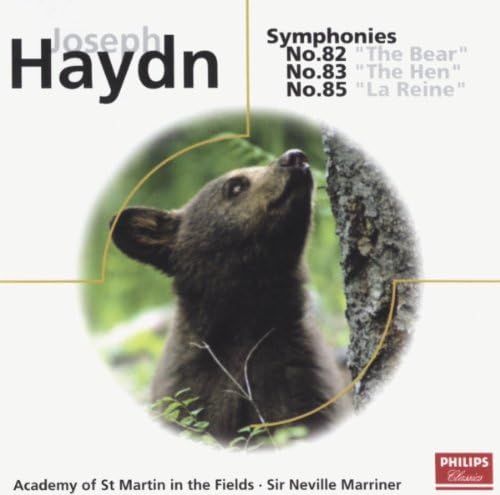 

CD SIR NEVILLE MARRINER Haydn Symphonies 82 83 85 4681922 philips 1978 Germany Classical Used