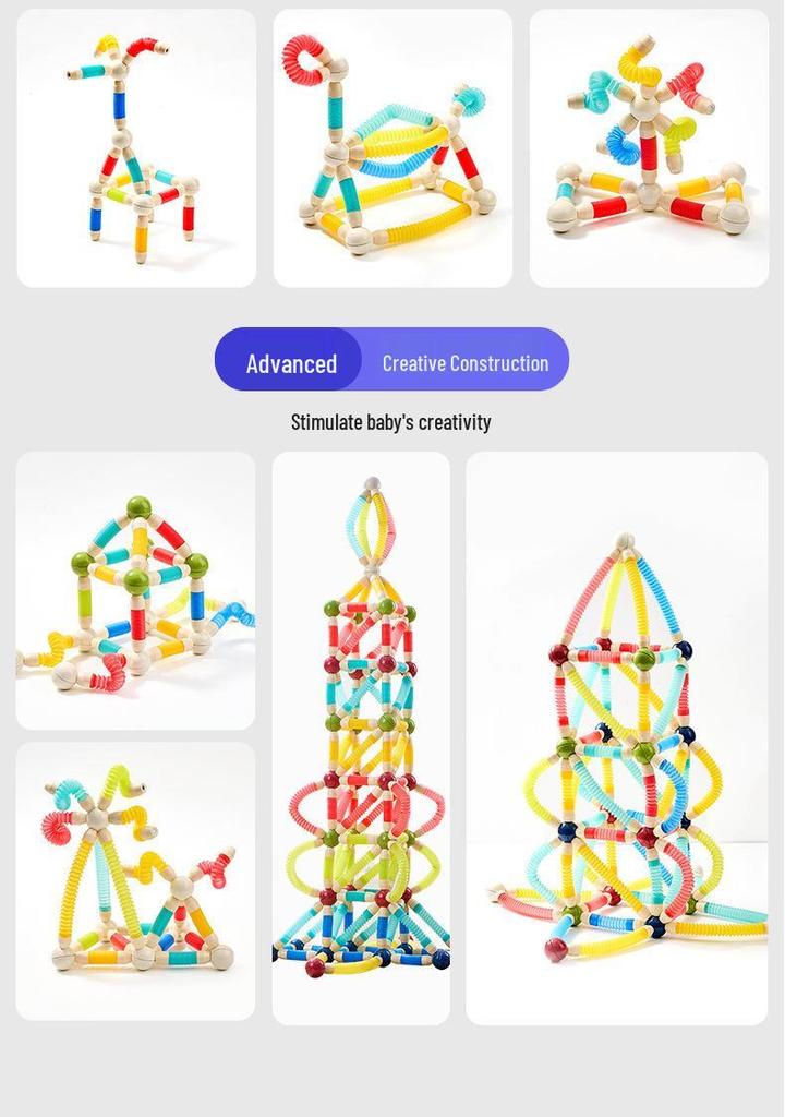 Magnetic Stick Toy: Multisensory Educational Tool for Kids' Concentration and Creativity