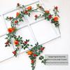 Silk Rose Vine Artificial Flower Chain for Living Room Decor
