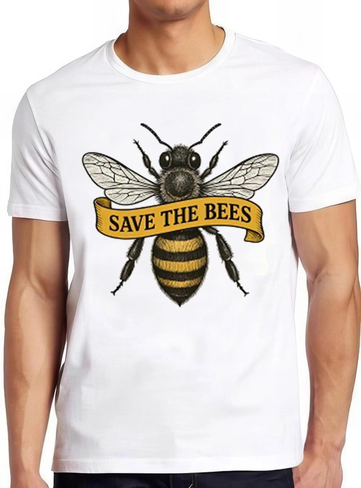 Save The Bees Pet Animal Nature Guardians Lovers Funny Gift Tee T Shirt 2685 L