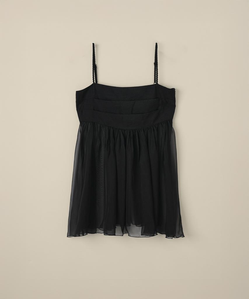 Limekeu Chiffon Strap Dress Black