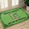 Creative Phrase Frog Welcome Doormat Stain-Resistant & Non-Slip Indoor/Outdoor Entrance Mat Kitchen Rug Home Decor